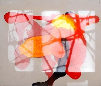 The Scent of Light, Acrylic on MDF, 25 x 30 x 1 cm, 2018